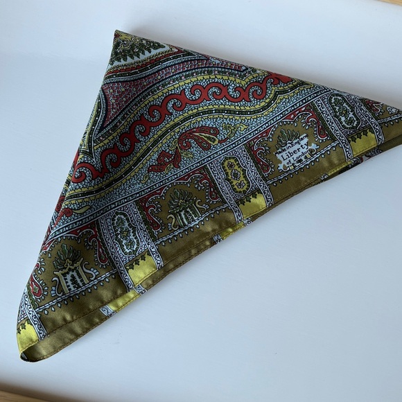Liberty of London Multicolor Paisley Scarf - Picture 10 of 10